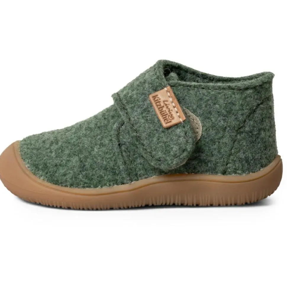 Living Kitzbühel - Kid's Flinki Filz Lauflernklettschuh - Hausschuhe