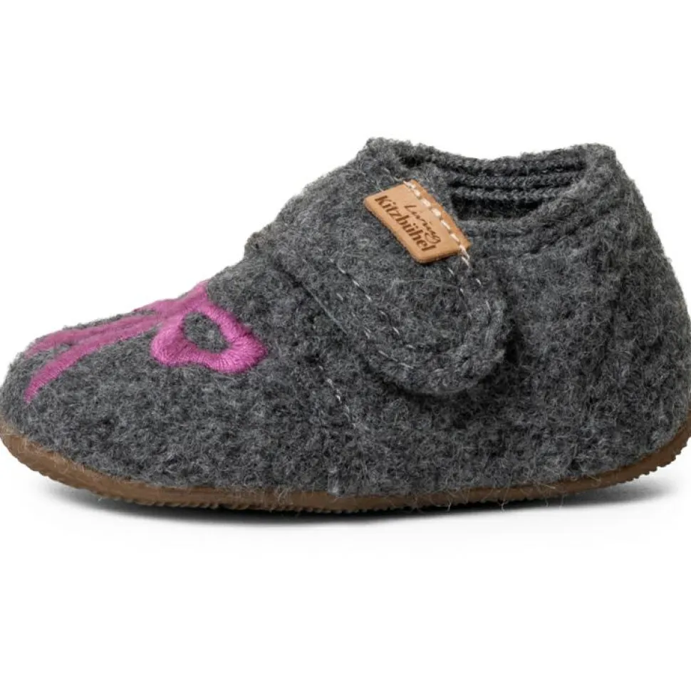 Living Kitzbühel - Kid's Mimi Masche Klettschuh - Hausschuhe