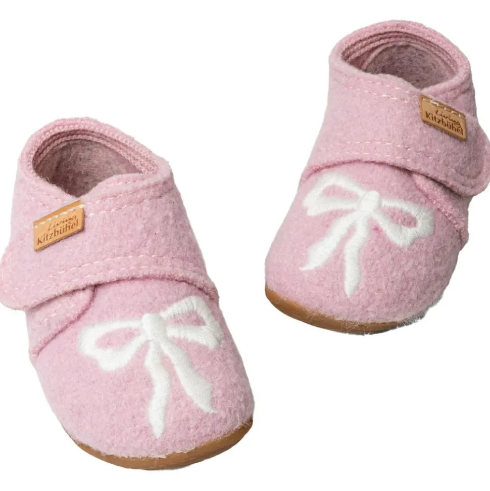 Living Kitzbühel - Kid's Mimi Masche Klettschuh - Hausschuhe