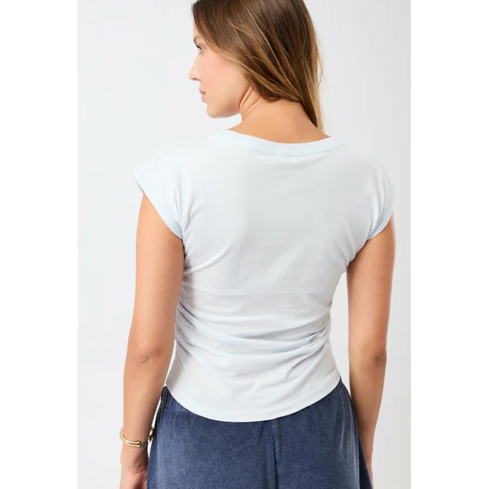 Mandala - Women's Side Ruffled Top - T-Shirt