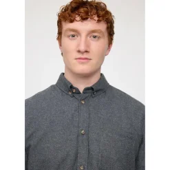 Mazine - Melange Flannel Shirt - Hemd