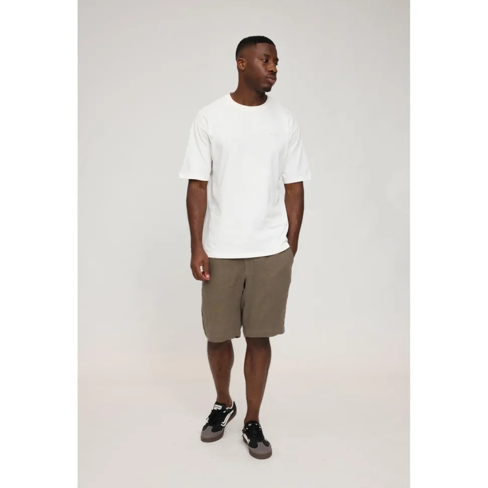 Mazine - Regular Linen Shorts - Shorts