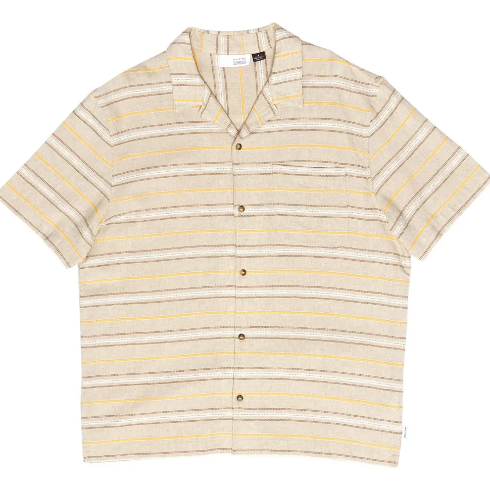 Mazine - Striped Linen-Mix Resort Shirt - Hemd