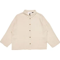 Mazine - Women's 3/4 Sleeve Linen Shirt - Bluse