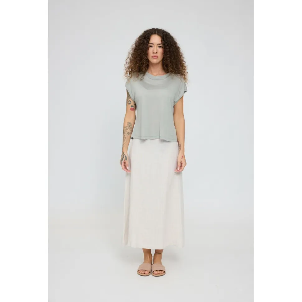 Mazine - Women's Cropped T Loose Fit - T-Shirt