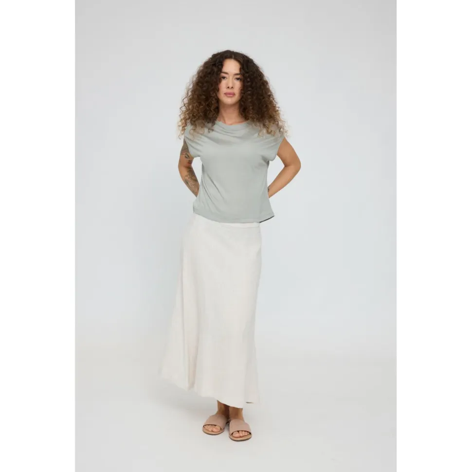 Mazine - Women's Cropped T Loose Fit - T-Shirt
