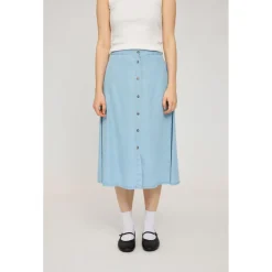 Mazine - Women's Denim Midi Skirt - Rock
