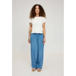 Mazine - Women's Denim Parachute Pants - Freizeithose