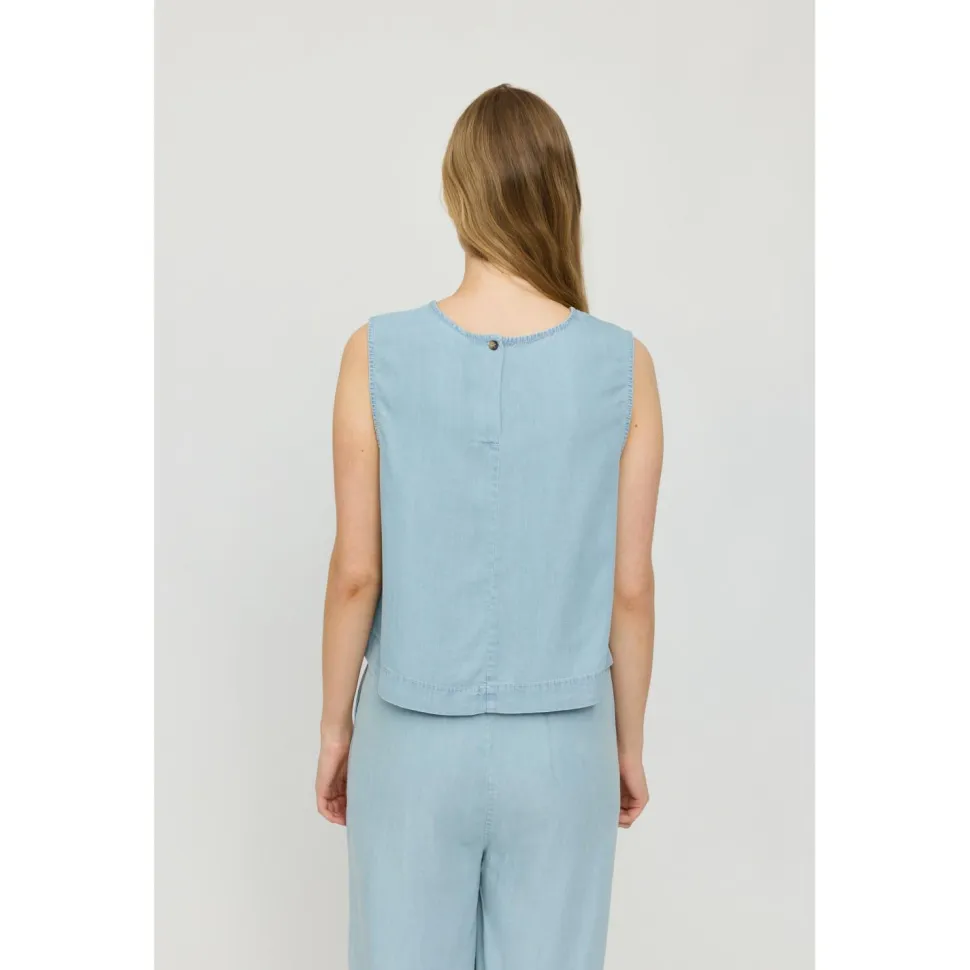 Mazine - Women's Denim Top - Tank Top