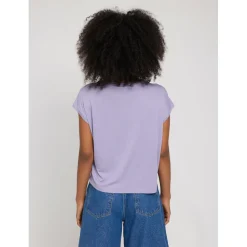 Mazine - Women's Ecovero Viscose Cropped T-Shirt - T-Shirt