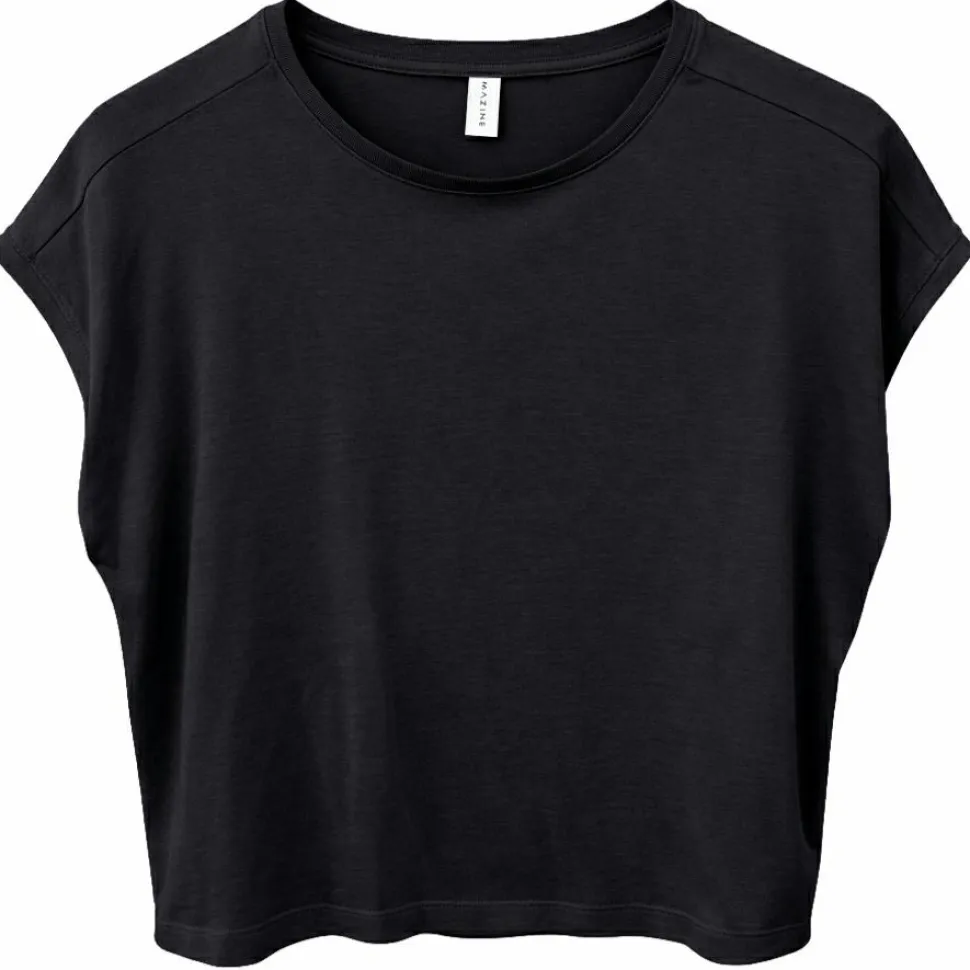 Mazine - Women's Ecovero Viscose Cropped T-Shirt - T-Shirt