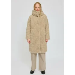 Mazine - Women's Faux-Fur Coat - Mantel