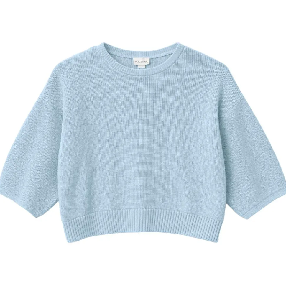 Mazine - Women's Half Sleeve Knit Jumper - Pullover