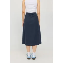 Mazine - Women's Linen Midi Skirt - Rock