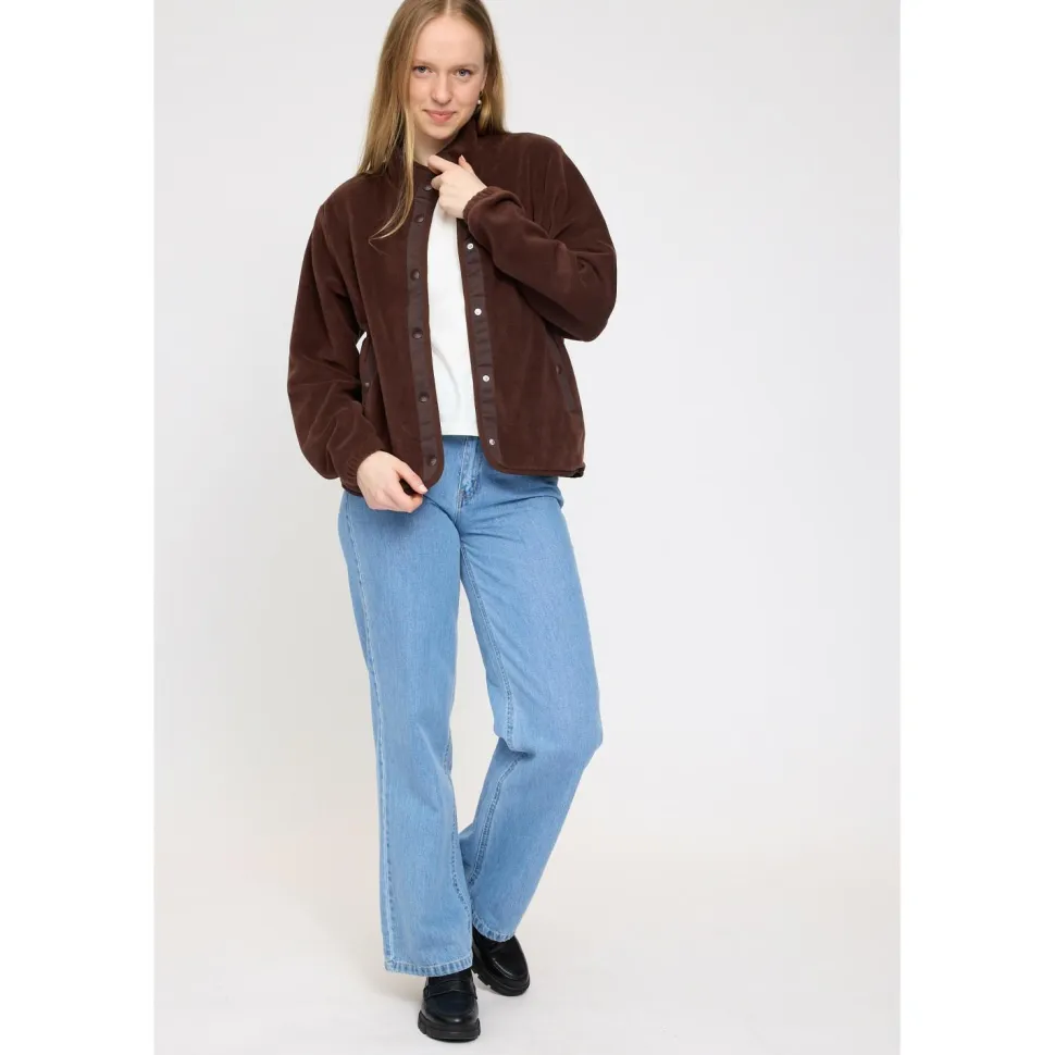 Mazine - Women's Loose Fit Fleece Jacket - Fleecejacke