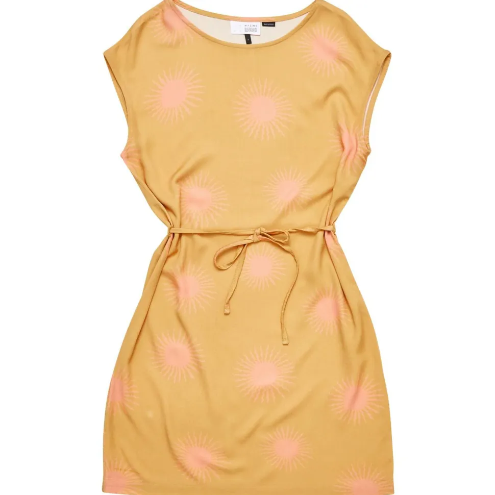 Mazine - Women's Printed Sleeveless Dress - Kleid