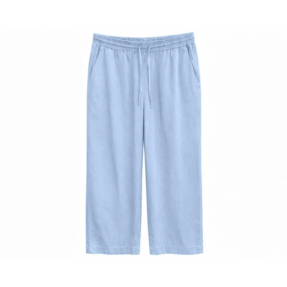 Mazine - Women's Wide Leg Tencel Elastic - Freizeithose