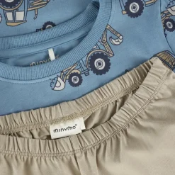 Minymo - Kid's Pyjamas L/S Set AOP 134262 - Alltagsunterwäsche