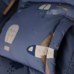 Minymo - Kid's Quilted Jacket AOP - Winterjacke