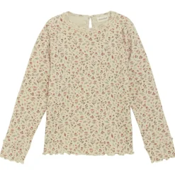 Minymo - Kid's T-Shirt L/S AOP Rib - Longsleeve