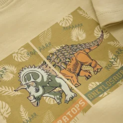 Minymo - Kid's T-Shirt S/S Slub Yarn Dino - T-Shirt