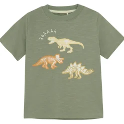 Minymo - Kid's T-Shirt S/S Slub Yarn Dino - T-Shirt