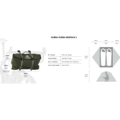 MSR - Hubba Hubba Bikepack 2 - 2-Personen Zelt
