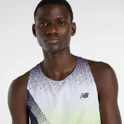 New Balance - Race Day Ultra Light Printed Singlet - Tank Top
