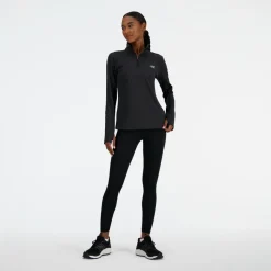 New Balance - Women's Sport Essentials Space Dye Quarter Zip - Laufshirt