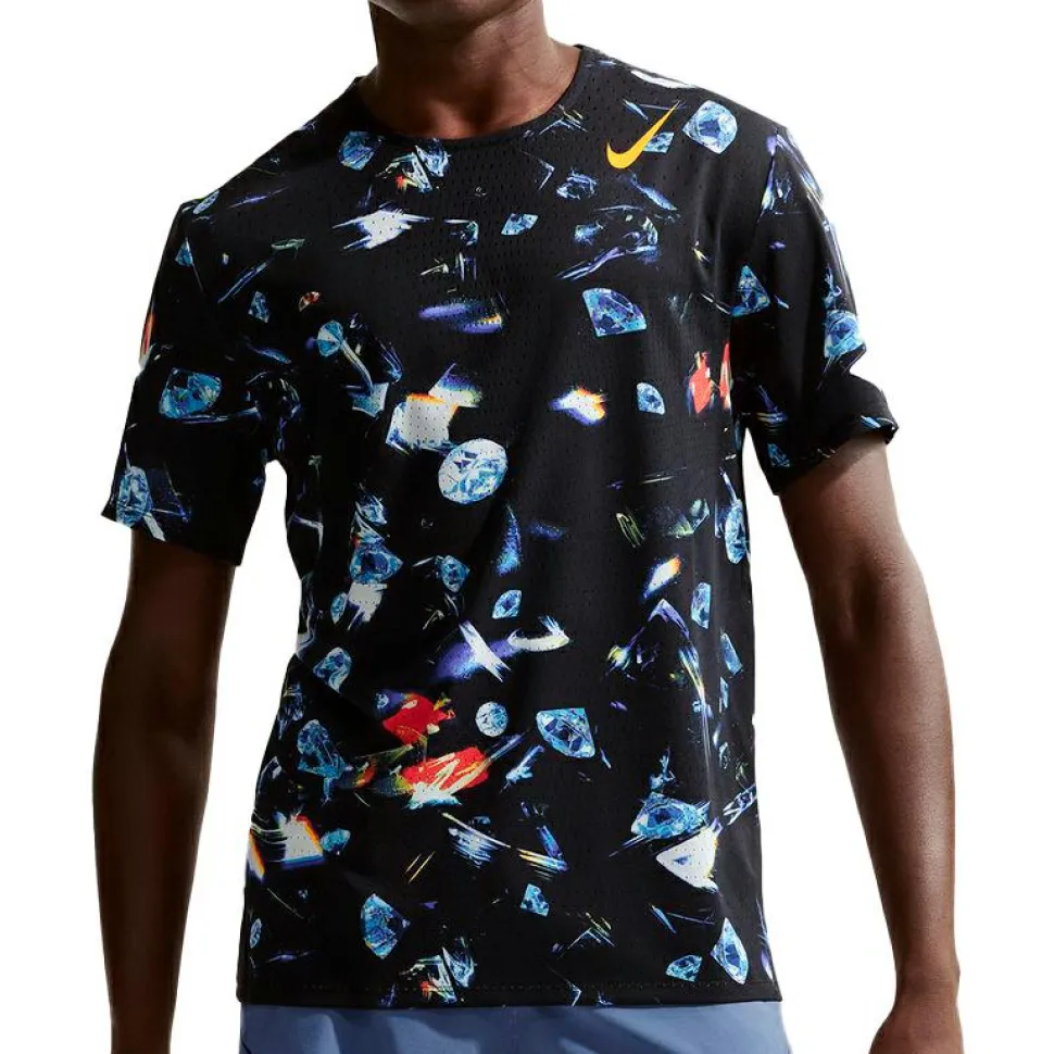 Nike - Dri-Fit ADV Aeroswift AOP S/S - Laufshirt