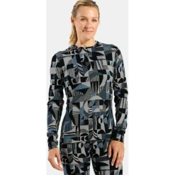 Odlo - Women's BL Top Crew Neck L/S Merino Heritage - Merinounterwäsche