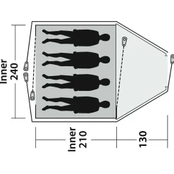 Outwell - Cloud 4 - 4-Personen Zelt