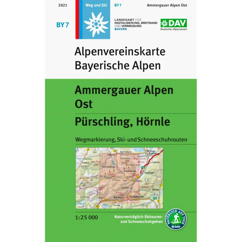 Panico - Ammergebirge Ost - Wanderkarte