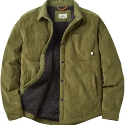 Passenger - Kodiak 2.0 Sherpa Lined Cord Overshirt - Hemd