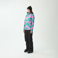 Picture - Women's Pagaya Printed High Fleece - Longsleeve