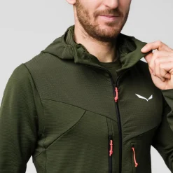 Salewa - Agner PolarLite Hooded Jacket - Fleecejacke