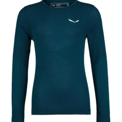 Salewa - Kid's Zebru Medium Warm ARM L/S Tee - Merinounterwäsche