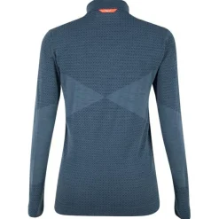 Salewa - Women's Zebru Medium Warm AMR Half Zip Tee - Merinounterwäsche
