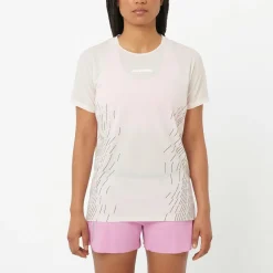 Salomon - Women's Sense Aero S/S Tee GFX - Laufshirt