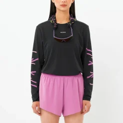 Salomon - Women's SHKout Core L/S Tee GFX - Laufshirt