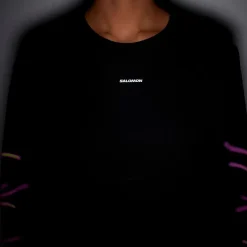 Salomon - Women's SHKout Core L/S Tee GFX - Laufshirt