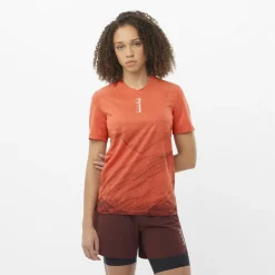 Salomon - Women's S/Lab Salomon Ultra Print - Laufshirt