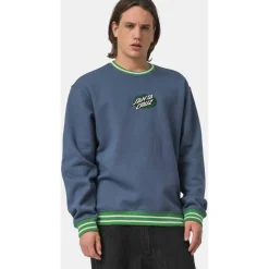 Santa Cruz - Global Oval Dot Front Crew - Pullover