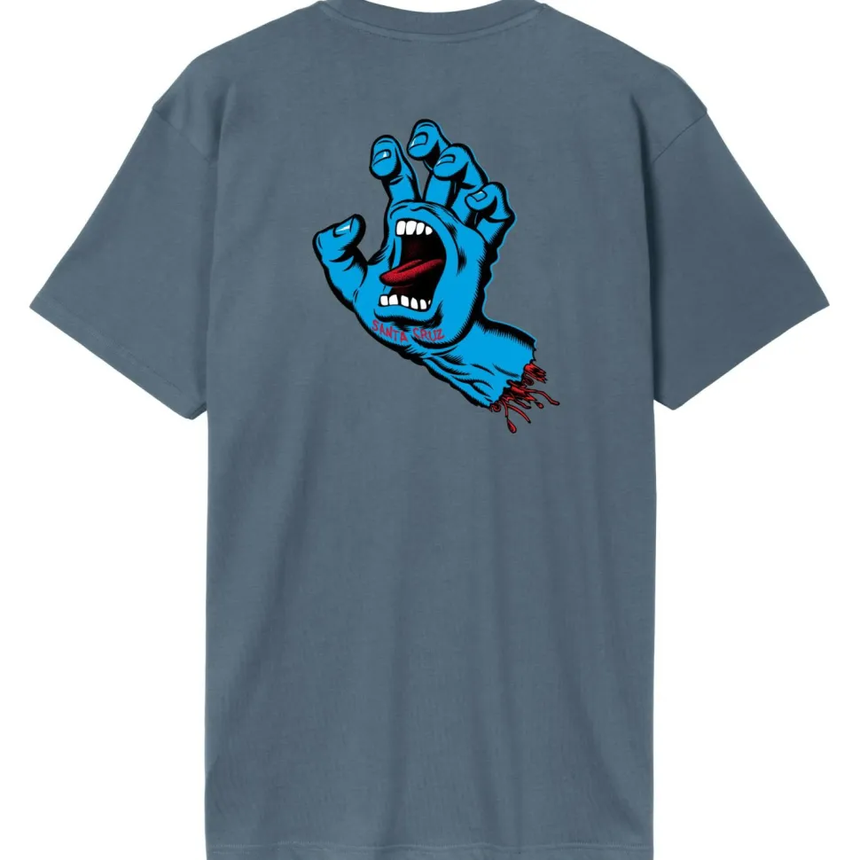 Santa Cruz - Screaming Hand Chest T-Shirt - T-Shirt