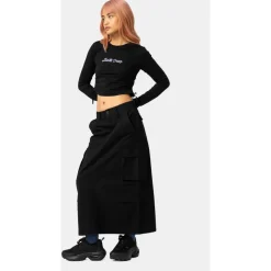 Santa Cruz - Women's Love Script Strip Tie L/S Top - Longsleeve