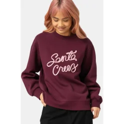 Santa Cruz - Women's Ribbon Script Front Crew - Pullover