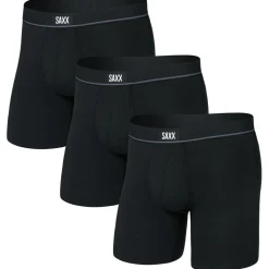 Saxx - Essential Cotton Boxer Brief Fly 3-Pack - Alltagsunterwäsche