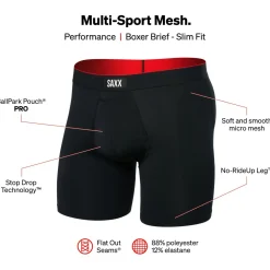 Saxx - Multi-Sport Mesh Boxer Brief Fly - Kunstfaserunterwäsche