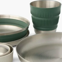 Sea to Summit - Detour Stainless Steel Collapsible Dinnerware Set - Geschirr-Set