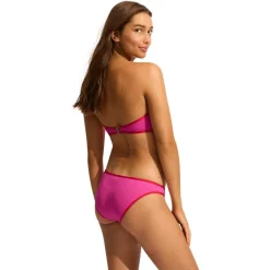Seafolly - Women's Beach Bound Ring Front Bandeau - Bikini-Top